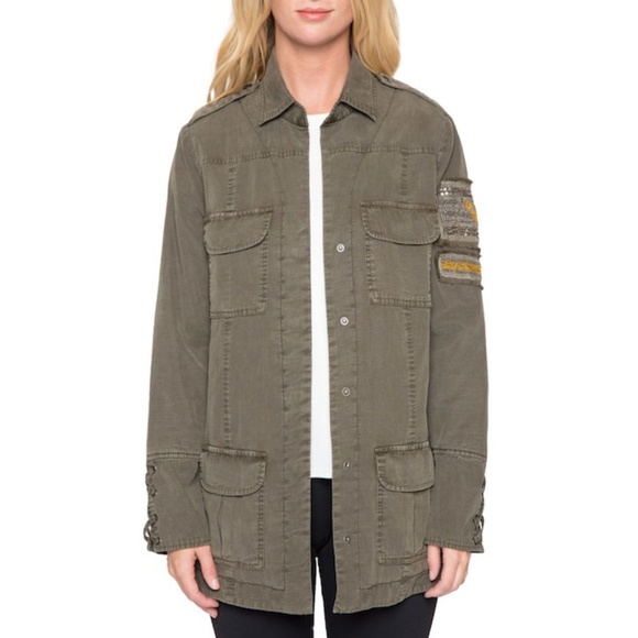 Willow & Clay Jackets & Blazers - NEW Willow & Clay Military Utility Jacket Olive